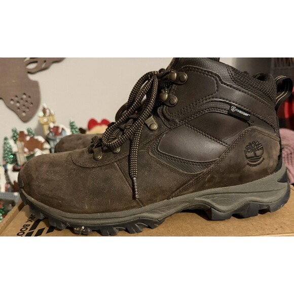 Timberland Mt Maddsen Mid Waterproof Hiking Boots Men\'s Size 10.5 Brown Leather main image 2